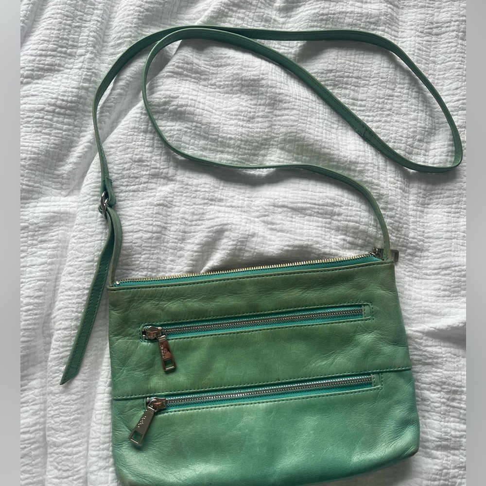 Teal HOBO Mission Crossbody Purse